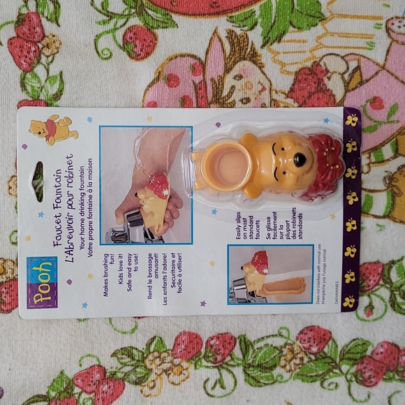 Vintage Disney Pooh Bear Faucet Fountain - Picture 1 of 5